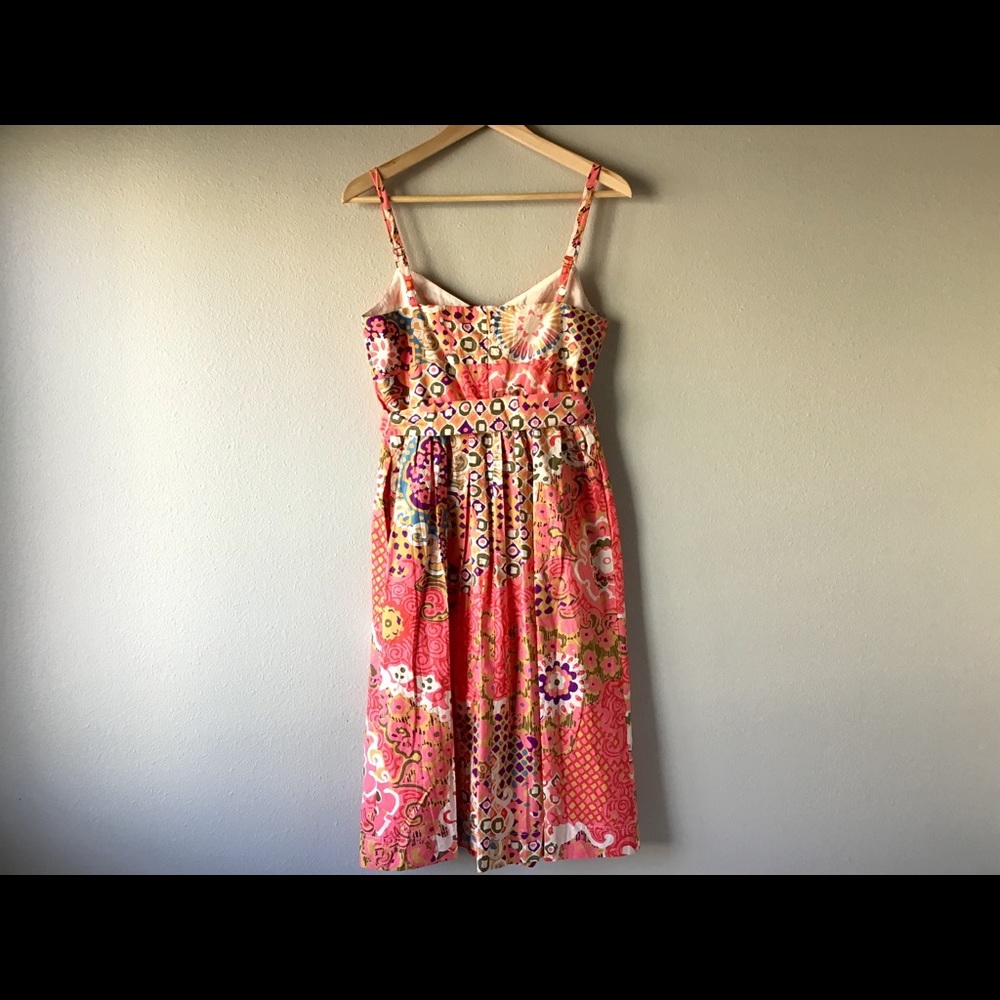 NWT J.CREW Sundress in cotton poplin paisley Sz 4 - Picture 3 of 4